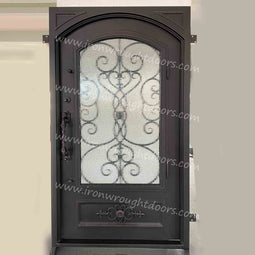 IWD IronWroghtDoors-steel-oil-rubbed bronze-entry-single-door-rain-glass-with-screen-back.jpg__PID:30f99296-df0a-4030-bc67-6830ba15f828
