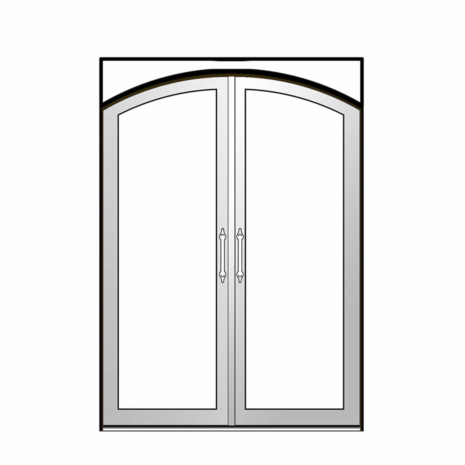 double-door-with-square-top-arched-inside