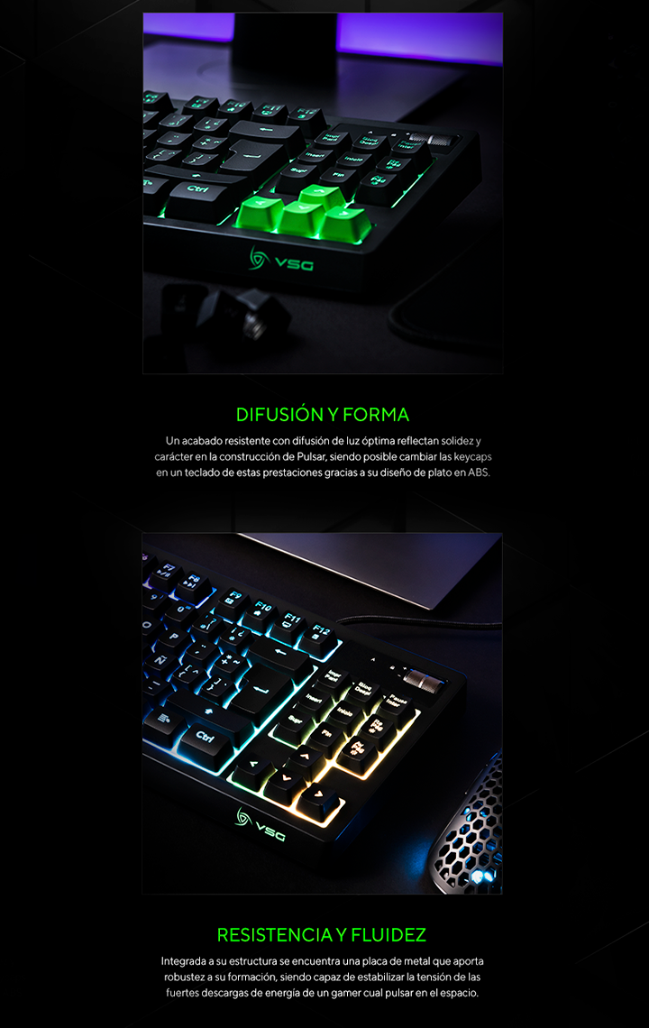 Razer: Teclado - Blackwidow V3 PRO (GREEN SWITCH) - LAWGAMERS