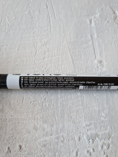 YONO Acrylmarker von Marabu, schwarz, 0,5-1,5mm, matt+deckend+lichtecht+wasserbasiert