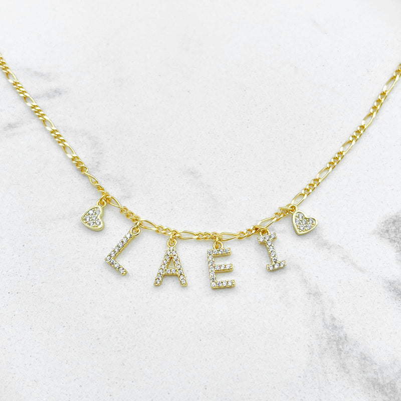 Luxury Name Necklace Silver 925 Customizable