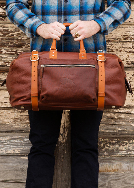 Roamographer | An American Bison Leather Duffle Bag | Hold Fast