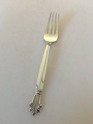 Georg Jensen Sterling Sølv Dronning Frokostgaffel No 022 - Danam Antik