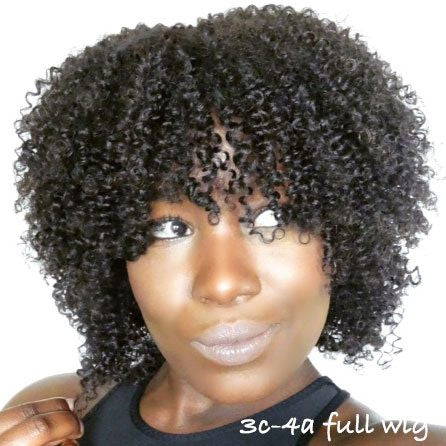 Afro Kinky Curly Wig - 4A/4B Hair Texture – Xotica Hair