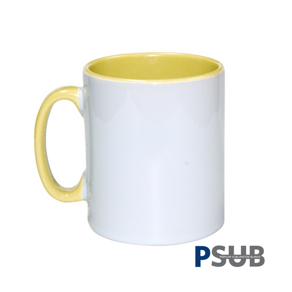 Taza Blanca Interior color ceramica – PRINTECH PANAMA