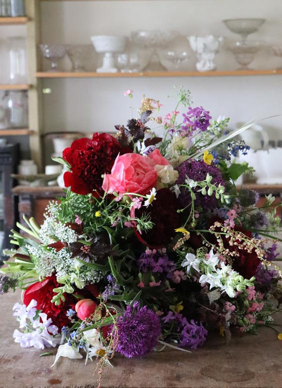 Funeral flowers from Common Farm Flowers