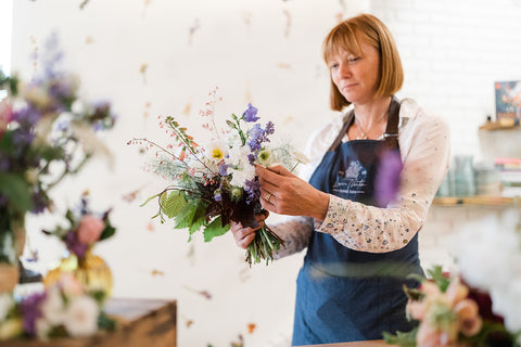 Lower Norton Flower Farm, near Winchester in Hampshire - a member of the Common Farm Flowers Affordable Wedding Flowers Affiliate Scheme