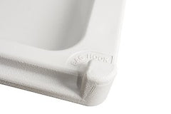 Foundations Classic Vertical Surface Mount Commercial Baby Changing Station - Integrated hooks give parents a place to hang their diaper bag, coat, or purse