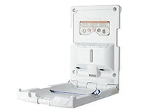 Foundations Classic Vertical Surface Mount Commercial Baby Changing Station - Vertical slim profile allows for installation in small spaces