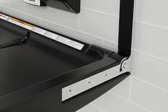 Foundations Elements™ Wall Mounted Commercial Changing Station Table - Stainless steel hinges add superior strength and provide easy open and close operation