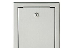 Foundations Stainless Steel Wall Mounted Liner Dispenser - Changing station liner dispenser constructed of 304 brushed stainless steel
