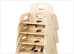 Chaise Foundations Simple Sitter - Empilez 4 de haut pour un rangement peu encombrant