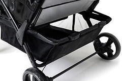 Foundations GAGGLE® Odyssey Quad 4-Passenger Stroller - Large basket under stroller seat and a storage pouch with cup holders provides plenty of space for necessities