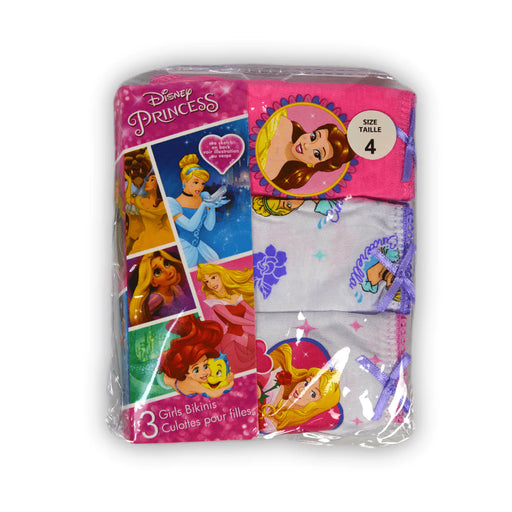 Jellifish Girls Disney Princess Briefs (3 Pack) — Goldtex