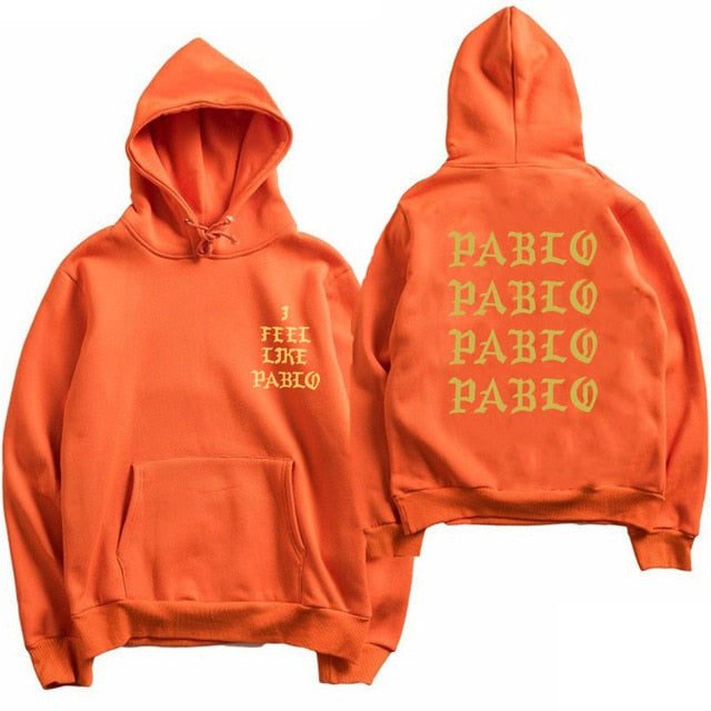 kanye orange hoodie