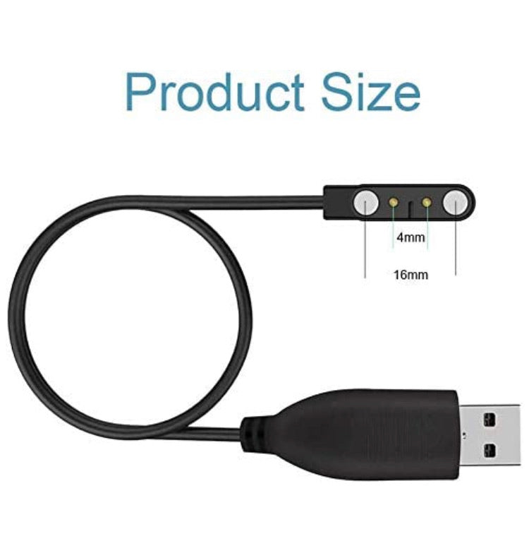 Original W26 /W26 Plus USB Fast Magnetic Charging Cable-(Black ...