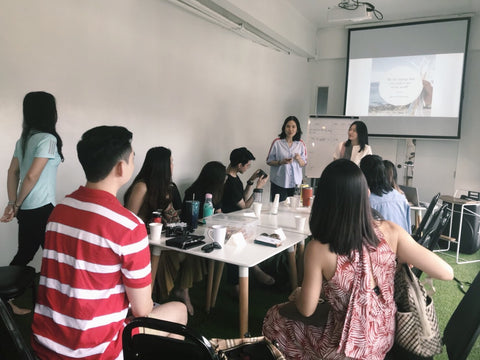 Product development stage of ReServe - a group of passionate users giving opinion about reusable straw 