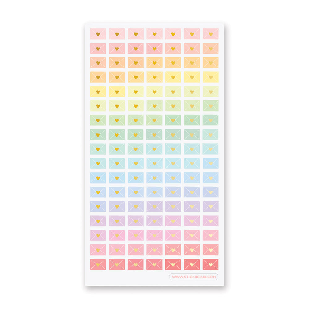 Happy Love Mail Sticker Sheet – STICKII