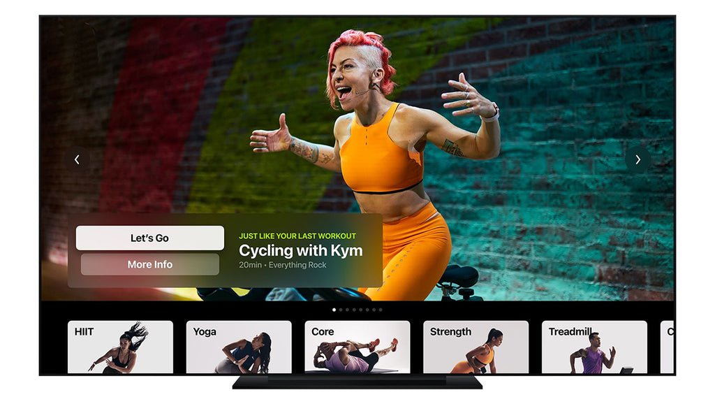 Apple Fitness app Indoor cycling training app