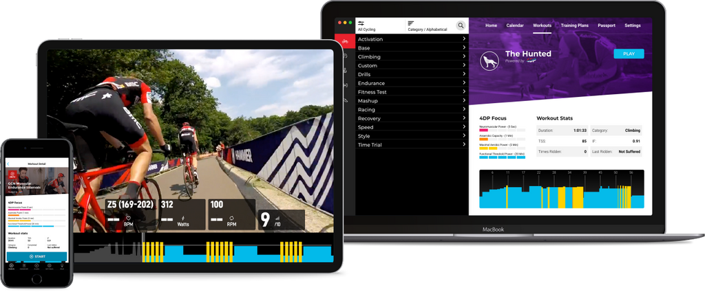 Sufferfest indoor cycling apps