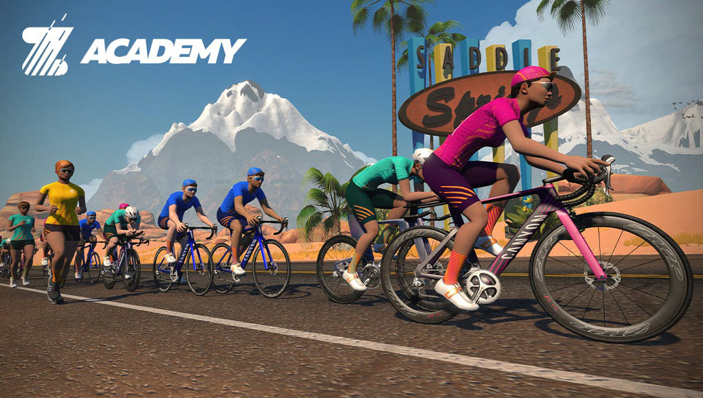 Indoor Cycling with Zwift online training 