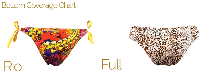 Sauvage Swimwear Size Chart