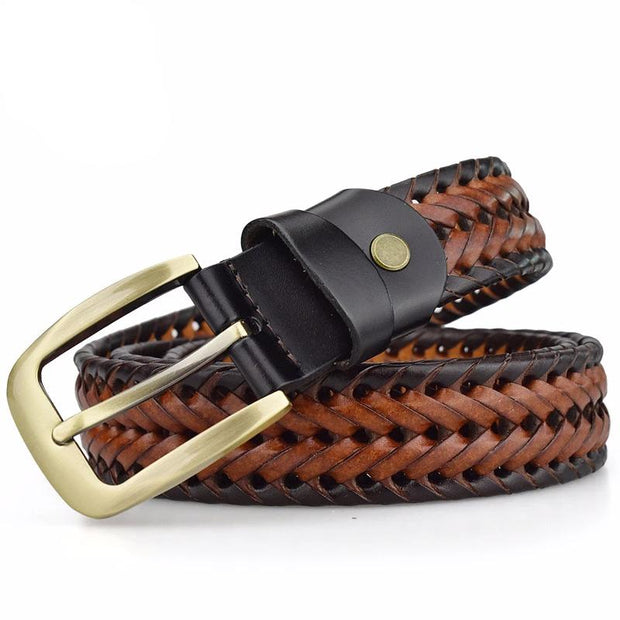 David Outwear Braided Leather Belt