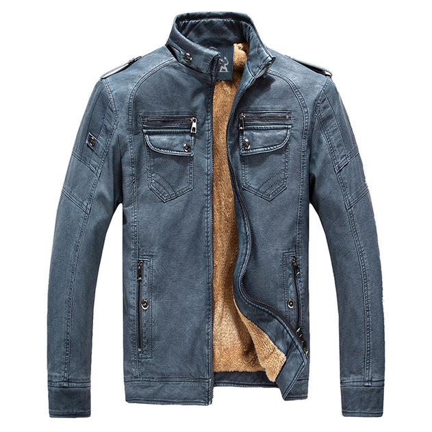 David Outwear Fleece Biker Jacket