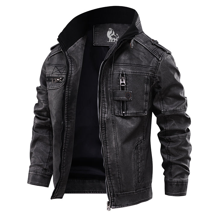 Engine Leather Jacket – David Outwear