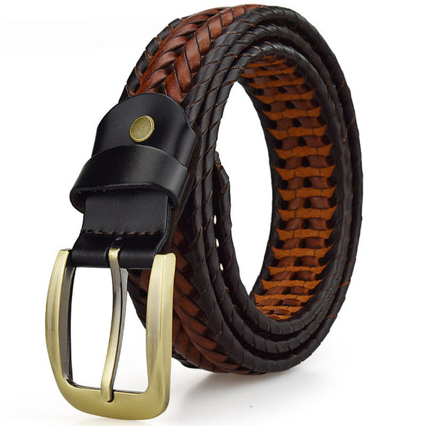 David Outwear Braided Leather Belt