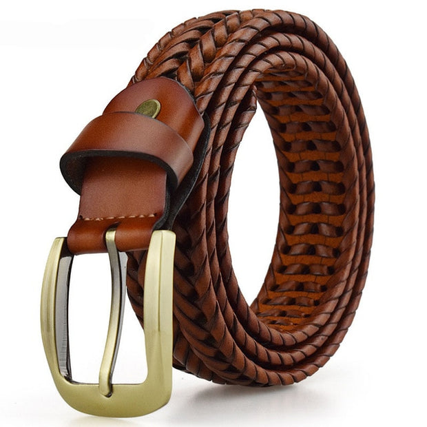 David Outwear Braided Leather Belt