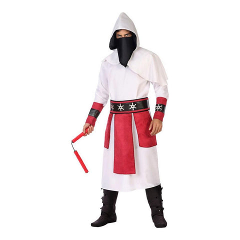 Weißes Ninja-Kostüm für Herren