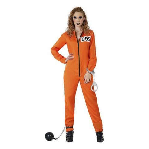 Kostüm für weibliche Gefangene orange