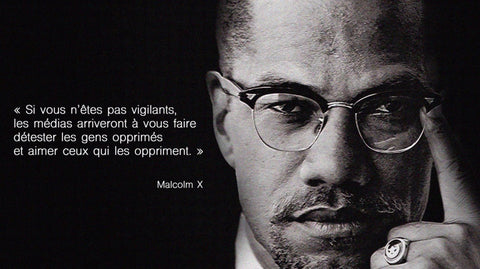 malcom x cita de los medios