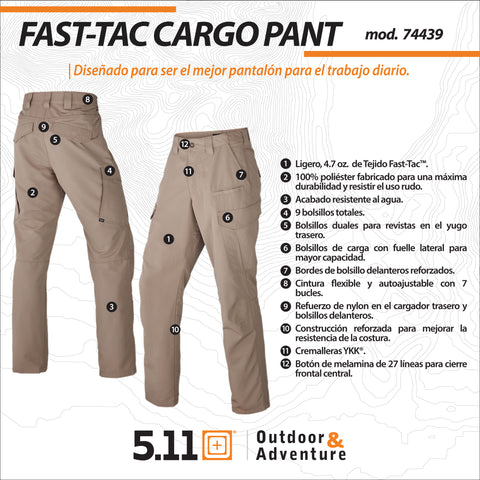 Pantalon Tactico Hombre Tipo Cargo Bolsillos Laterales 001