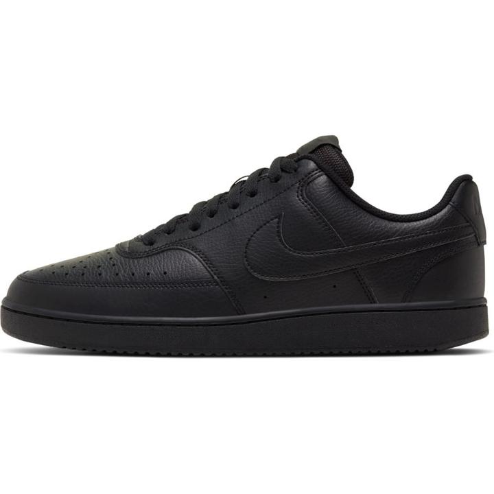 black nike court vision low