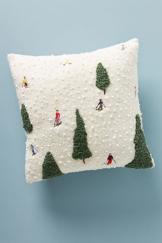 Hit the Slopes Pillow by Anthropologie 