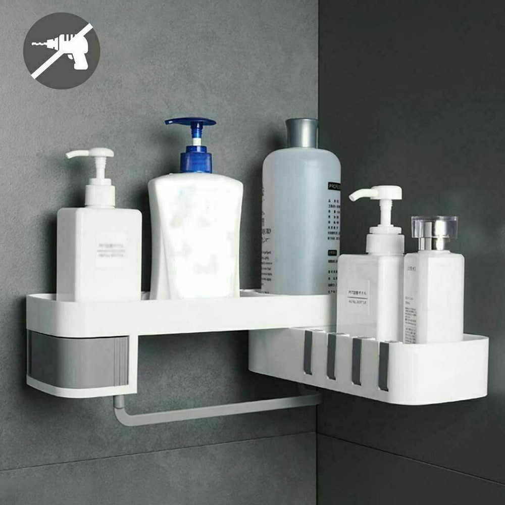 Bathroom Corner Storage Shelf /Self Adhesive Bathroom Storage Organizer