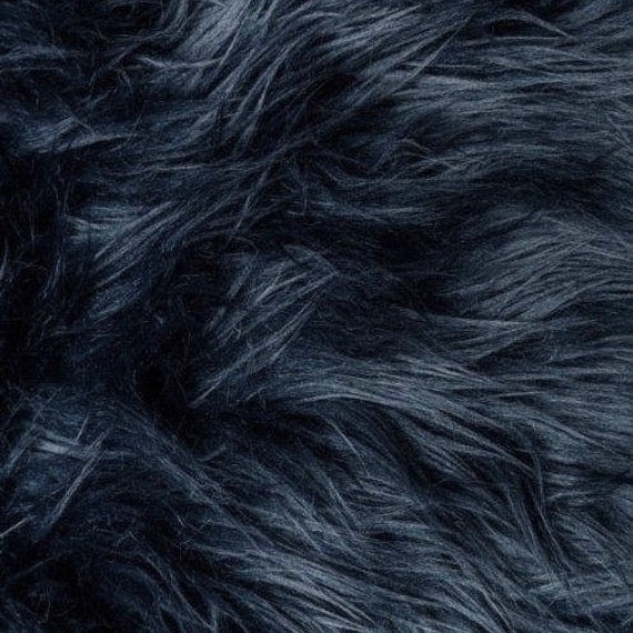 Eden ROYAL BLUE Shaggy Long Pile Soft Faux Fur Fabric for Fursuit, Cos -  New Fabrics Daily