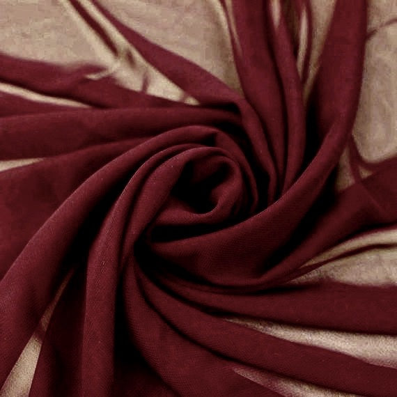 Premium quality silk chiffon fabric for dressmaking