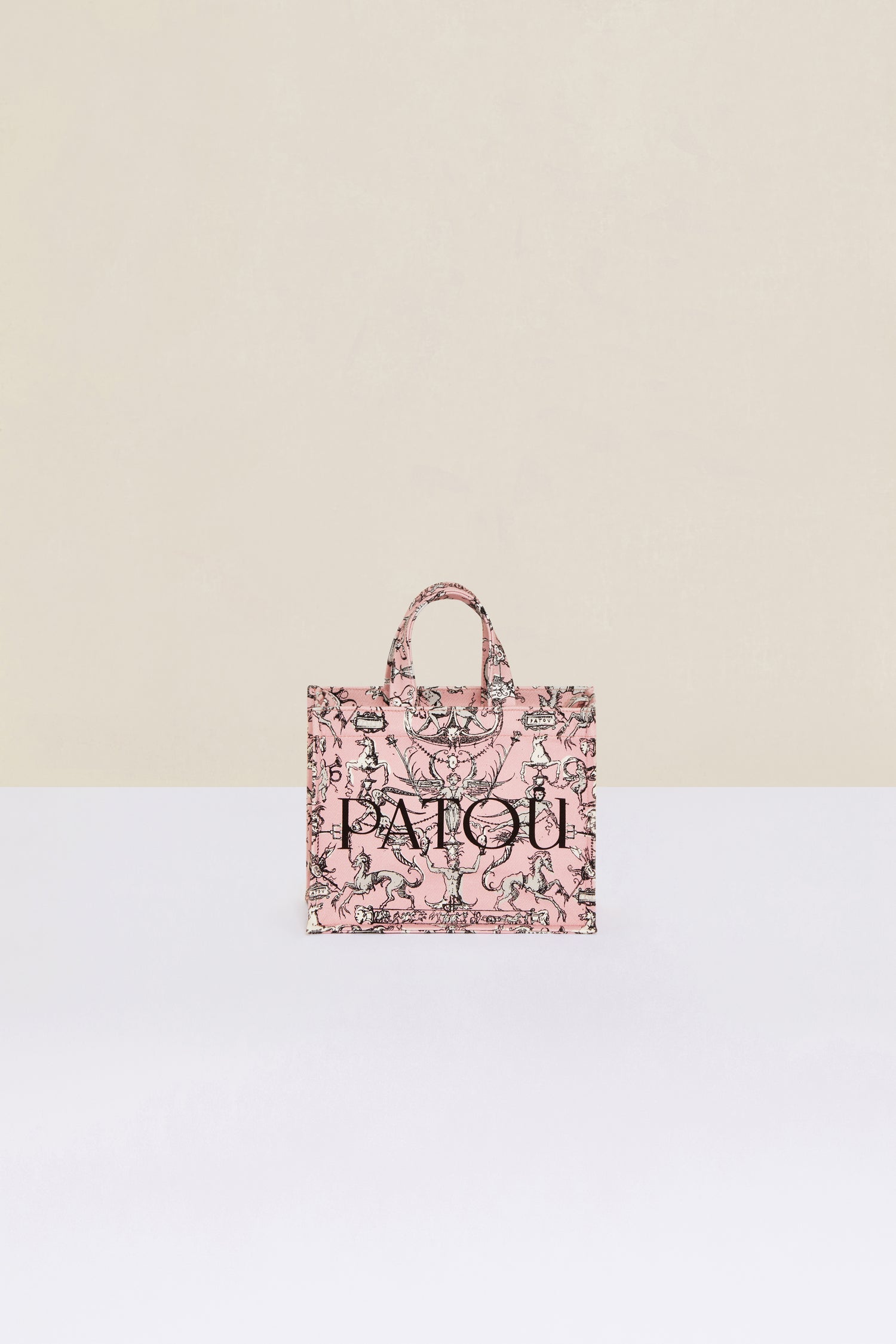 保障できる PATOU レタリング LOGO MINI TOTE BAG/ショルダーバッグ