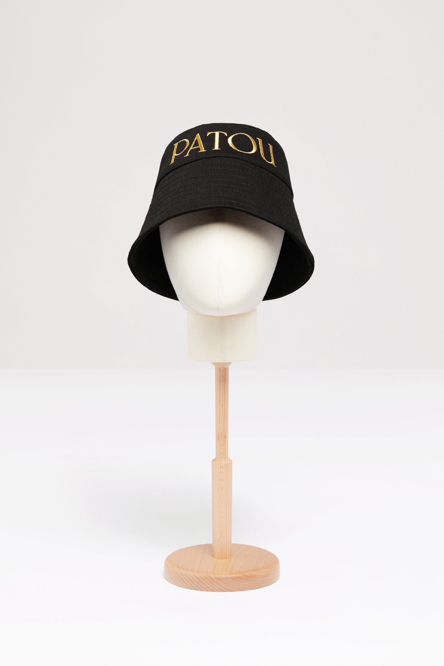 新品未着用 Patou 黒XS/S オーガニックコットンデニム パトゥ キャップ