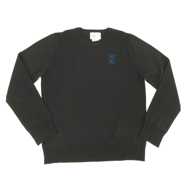 Unisex crewneck sweater LENZ Black