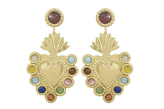 Heart earrings as worn by Sharon Stone