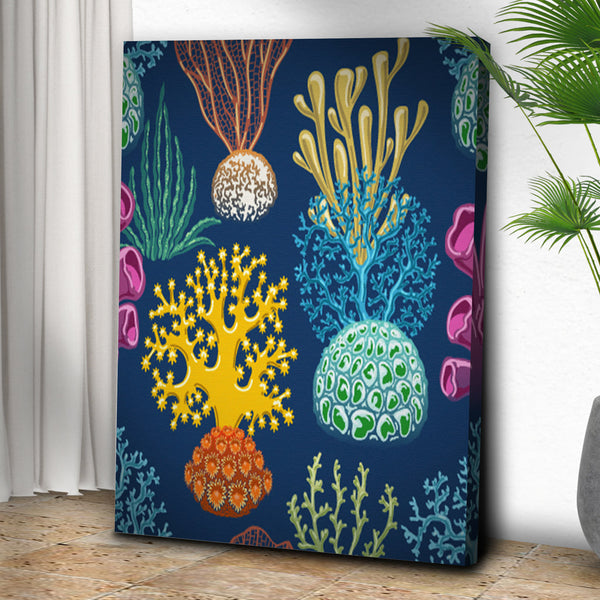 Coral Canvas Wall Art Brings The Refreshing Sea Indoors | Tailored ...