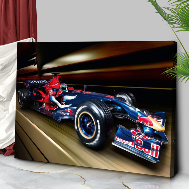 Race Car High Speed Canvas Wall Art - Image by Tailored Canvases