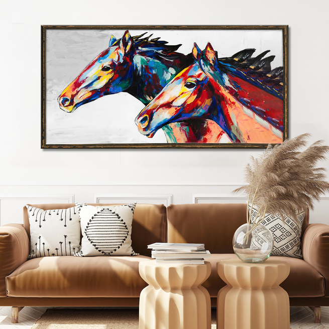 Horse Modern Painting - Wall Art Image by Tailored Canvases