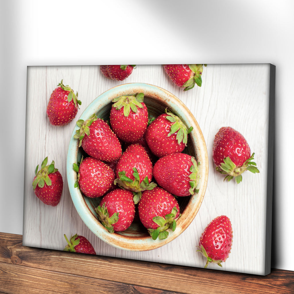 Fruits Strawberry Canvas Wall Art - Image by Tailored Canvases