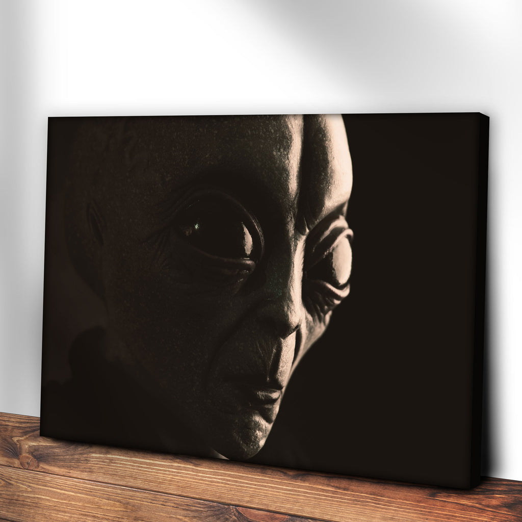 Extraterrestrial Alien Canvas Wall Art - Image by Tailored Canvases