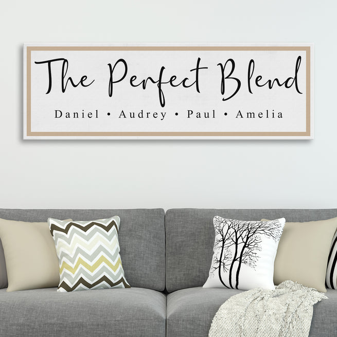 The Perfect Blend Sign II | Customizable Canvas - Wall Art Image by Tailored Canvases